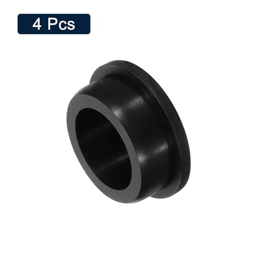 Image of uxcell 4 Pcs Black Plug Holes, Waterproof Rubber Button Plug for 38mm / 1.5 inch Hole