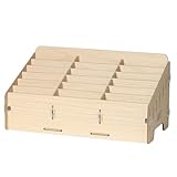 【Matériau sélectionné】 L'organiseur d'armoire est fabriqué en panneau de densité, durable, pas besoin de vous soucier de la sécurité de votre téléphone