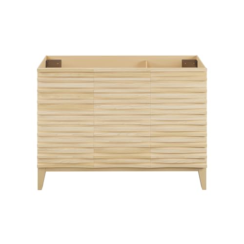 Image of Swiss Madison Cascade 48'' Bathroom Vanity in Natural Oak - Cabinet