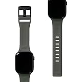 Urban Armor Gear Scout Armband für Apple Watch 49mm / 45mm / 44mm / 42mm [Watch Ultra/Watch SE, Series 8/7 / 6/5 / 4/3 / 2/1, Silikon Ersatzarmband, Edelstahl Verschluss] Foliage grün
