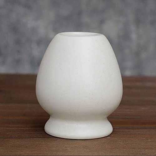 Chaqi Ceremonial Ceramic Matcha Bowl And Matcha Whisk Holder Set (井) #TOP4