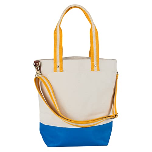 Sac en toile avec bandoulière bleu océan pour vos sorties citadines