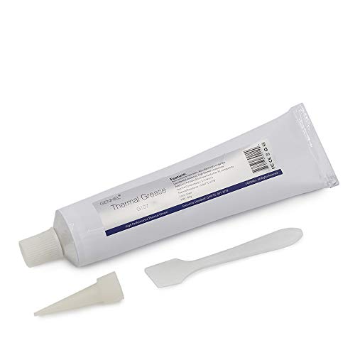 GENNEL G107 Silver Thermal Compound Paste, Heat Sink Paste, Heat Conductive Grease for CPU GPU LED Cooling, 100Grams /Tube