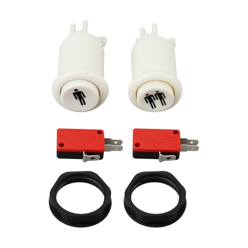 VGOL 2 botones de inicio de juego de arcade 1p 2p Player con microinterruptor