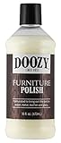 Doozy 16 oz Furniture & Cabinet Polish for All Wood & Metal, Leather & Glass - Oak, Teak, Dark & Light Wood - Best to Clean, Restore, Protect, Shine & Conceal Fine Surface Scratches