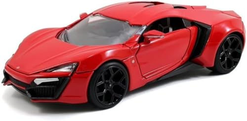 Image of Kids Toy car 1:24 Diecast Metal Car Model Hyper Toy Car for Kids Pull Back Metal Cars with 4 Openable Doors Light and Musical Sound (Multi)