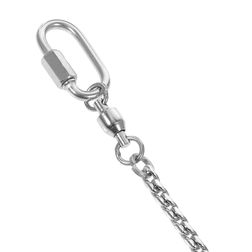 Cadena de acero inoxidable tamaño 4 para pie de loro y cacatúa PLAFOPE 4
