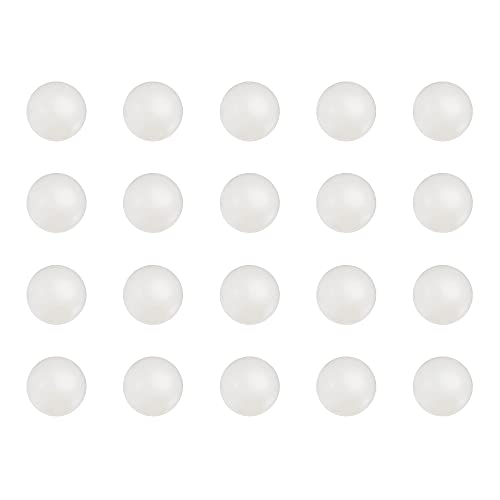 Uxcell A21031100UX0101 25Pcs 5/32 Inch Nylon Solid Plastic Bearing Balls G1 Precision Solid Nylon Balls Bearings cover