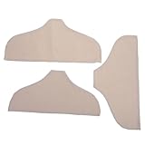 GALPADA 3 Stück Teiliges Baumwoll Kleiderbügel Schutzbezug Set Rutschfest Atmungsaktiv mit Schulterformschutz für Kleidungsgeschäft und Zuhause Vielseitig Einsetzbar Staubabweisend