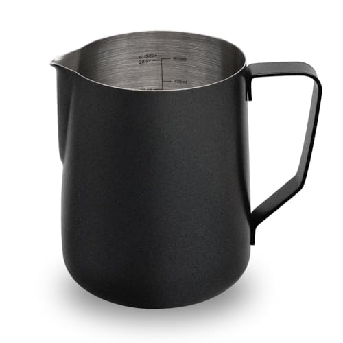 Image of watchget 32oz Milk Frothing Pitcher Stainless Steel Espresso Steaming Jug