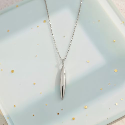 Collier Argent 925 Sofia Milani Pendentif Barre Anti-Ternissement
