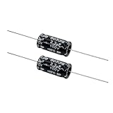 Cermant 2Pcs 100V 3.3uf Electrolytic Non-Polarized Crossover Capacitor Frequency Divider