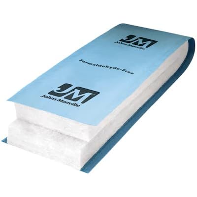 Johns Manville 693 SQFT 8 Bags of R 30 Kraft Faced 23 by 48 High Density Fiberglass Specialty Fits 2X8 attic