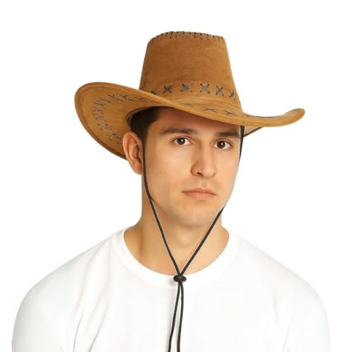 Wanna Party Cowboy Hat,Classic Western Cowboy Wide Brim Felt. Cow...
