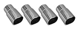 ZR1 Style Exhaust Tips For OE Spec Exhausts - Fits 1985-1991 C4 Corvettes