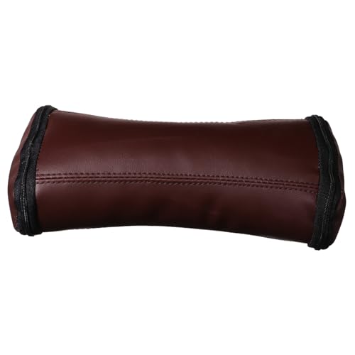 TOVINANNA 脈拍用枕 低反発枕 キーボードリストレスト 脈拍測定枕 診療所用脈枕 快適なパルス枕 手枕 パルスクッション 漢方脈枕 漢方枕 ポータブルパルス枕 脈動枕 レザー Brown