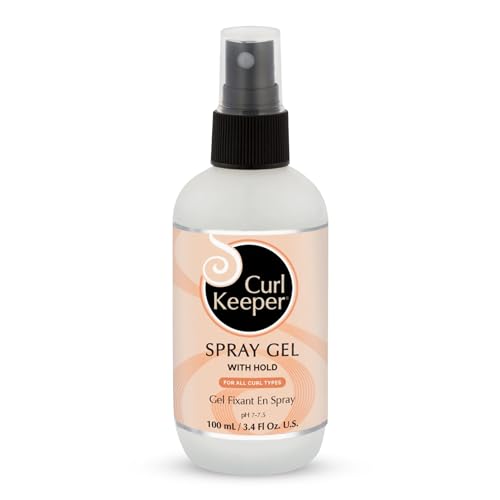 Curl Keeper BY9-11 Hair Gel Spray - Water-Based Curl Enhancing Formula cover