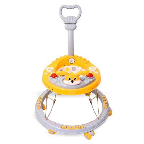 Image of AVANI METROBUZZ Baby Walker with Musical Lights, Push Handle, Interactive Tray for 6 to 18 Months Baby