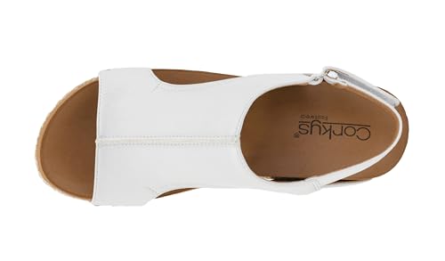 Image of Corkys Footwear Volta Wedge - Chic Elegance Meets All-Year Comfort with a 2-Inch Cork Heel and Marshmallow Insole for Stylish Everyday Wear and All-Day Comfort