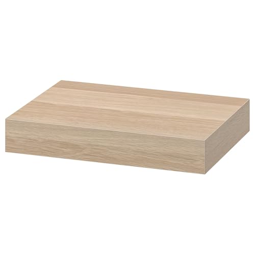Ikea LACK Estante Flotante de Pared Efecto Roble Tintado Blanco 30x26 Centimetros 604.310.73