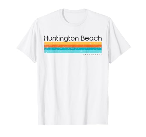 Vintage Huntington Beach California CA Retro Design T-Shirt