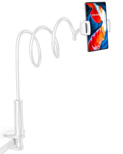 TRYONE Soporte Tablet, Multiángulo Soporte Tablet - Altura Ajustable, Rotación de 360 Grados, con...