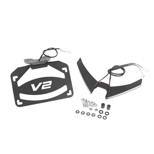 Support plaque immatriculation moto clignotant intégré queue courte Panigale V2 V4 Streetfighter