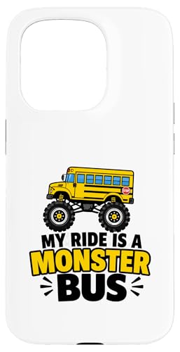 My Ride is a Monster Bus �L�b�Y �g���b�N���D�� �V�w�� �X�}�z�P�[�X iPhone 15 Pro �p