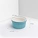 Sweese 6 PCS Porcelain Souffle Dishes, Ramekins - 8 oz for Souffle, Creme Brulee and Ice Cream, Cool Assorted Colors, 501.003
