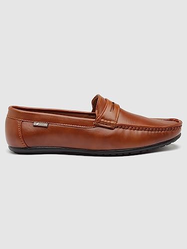 Image of Action-DRIVE-42 Lightweight Comfortable Synthetic Leather Loafers for Men