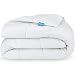 LUNA Weighted Blanket (15 lbs - 60x80 - Queen Size) - Organic Cooling Cotton & Premium Glass Beads - Designed in USA - Heavy Cool Weighted Blanket for Hot & Cold Sleepers - Kids or Adult - White