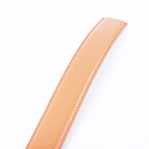 DAMAJI Ratchet Belt Replacement Strap, PU Leather Belt Strap for 35MM Slide Click Buckle4