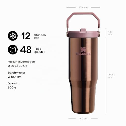 Stanley 1913 Flip Straw Tumbler 0.89L - Polished Rose Gold – Ansicht 2