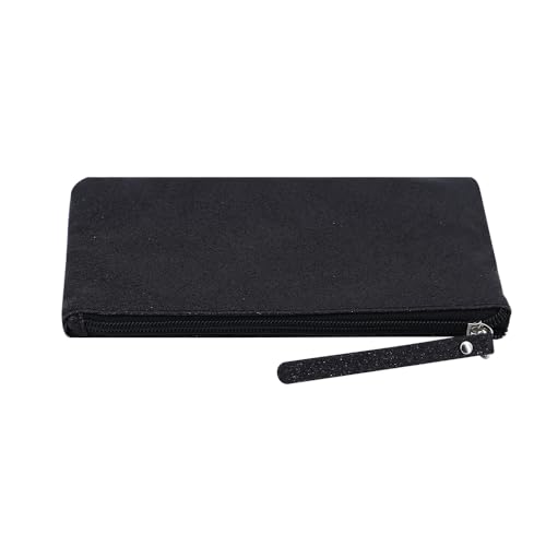 Celestial Glitter Makeup Pouch – Six Stunning Shades - Festive Cosmetic Bag (Twilight Black)3