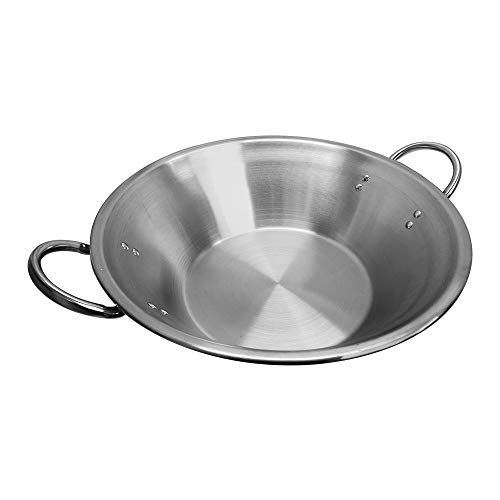 Wok de acero inoxidable de 22 pulgadas miniatura 2