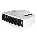 Black+Decker Fan Heater with Climate Control, 3kW, White, BXSH37006GB