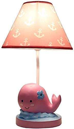 Lampe de bureau baleine rose pour accompagner les devoirs et les nuits des enfants