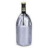 🍷 El exterior está hecho de tela de PVC impermeable y hay un gel de enfriamiento en el interior.flexible, irrompible y reutilizable;Diseño de bala, protección del medio ambiente, resistente al agua