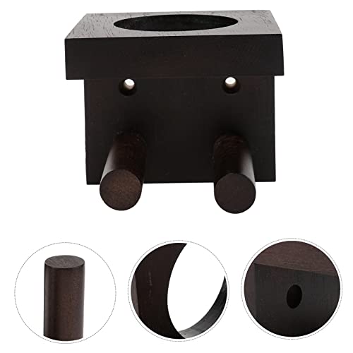 GALPADA 1Pc Durable Wooden Baseball Bat Display Rack Multifunctional Hockey Stick Support Natural Texture Holder for Autographed Bats Present for Baseball Lovers