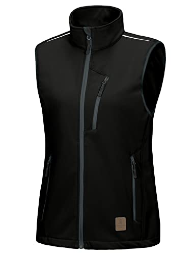 Little Donkey Andy Chaleco de forro polar para mujer, ligero, resistente al viento, sin mangas, para senderismo, al aire libre, viajes, golf Cover
