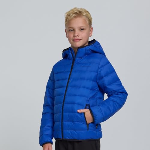 Image of Spyder Boys Puffer Jacket - Lightweight Packable Wind Water Resistant Quilted Boys Winter Coat - Cozy Insulated Winter Jacket