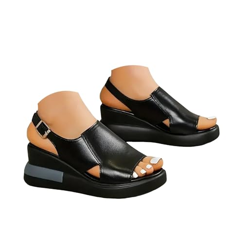 Womens Sport Sandals Summer Fashion Adjustable Straps Hook and Loop Womens Sandals Open Toe Casual Outdoor Sports Wedges