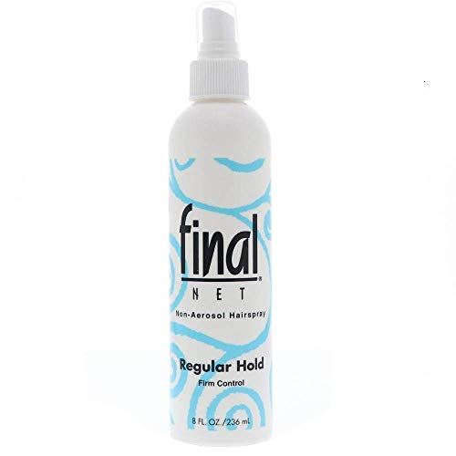 Final Net Hairspray, Regular Hold, Unscented, 8 Ounces Pack of 12