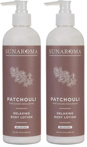 SUNAROMA Lotion Patchouli 11.5 Ounce Pump (Relaxing) (340ml) image 4