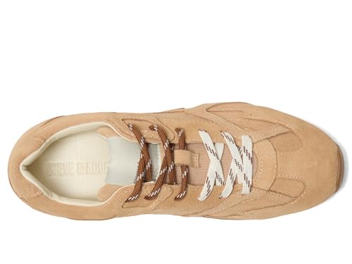 Steve Madden Steve Madden Women's Aziel Sneaker, Sand Suede, 7