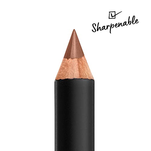 Image of NYX PROFESSIONAL MAKEUP Suede Matte Lip Liner, Velvety-Smooth, Long-Lasting Formula For A Defined Lip Makeup Look - Soft-Spoken (Nude) (Pack of 2)