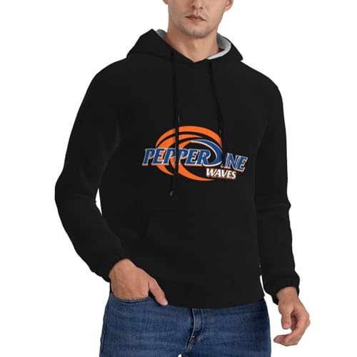 Oicvrct Pepperdine University Men's Fleece Lined Hoodie - Ultra-Soft Plush Lined Hooded Sweatshirt with Pocket2