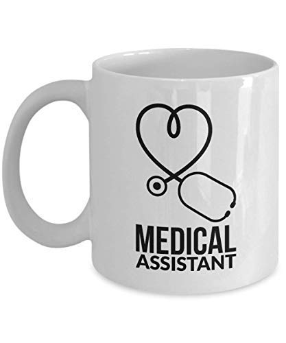 Medical Assistant Mug - Novelty Appreciation Gift Ideas, 11 Oz Coffee Cup 11oz GB-4156173-20-White