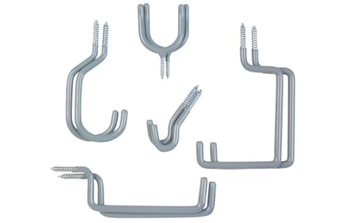 Crawford OR10 Vinyl Coated Storage Hook Assortment, 10-Piece - Thumbnail 4