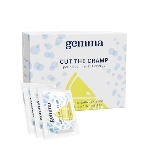 Gemma Cut The Cramp - Fast Menstrual Cramp & Period Pain Relief - Multi-Symptom Formula Treats Menstrual Cramps Fatigue Bloating Headache in 15 Minutes